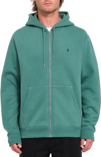 VOLCOM-Veste A Capuche Volcom Single Stone Zip Sea Green Homme-0