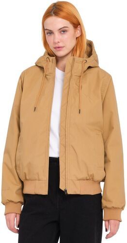 VOLCOM-Veste Volcom Wernan 10k Vintage Brown Femme-1