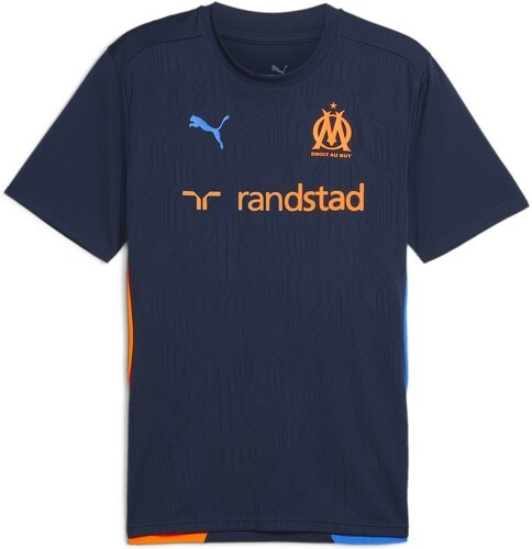 PUMA-Maillot OM Training Homme 2024/25 Bleu Nuit-image-1