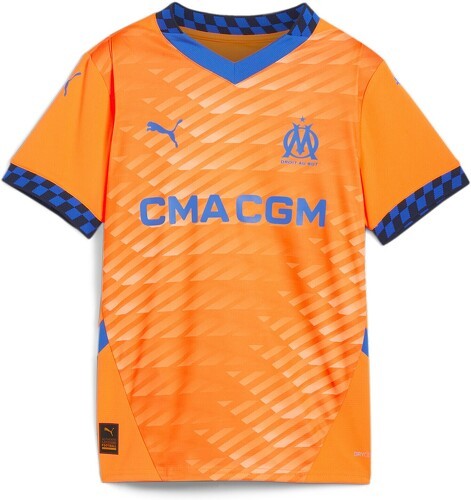 PUMA-Troisième maillot Olympique de Marseille OM Puma Enfant REPLICA 2024/25 Orange-image-1