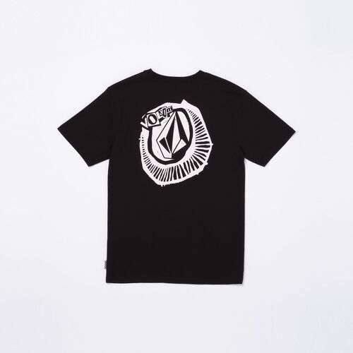 VOLCOM-Tee Shirt Volcom Drift Out Black Garçon-1