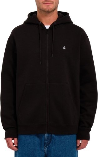 VOLCOM-Veste A Capuche Volcom Single Stone Zip Black Homme-0