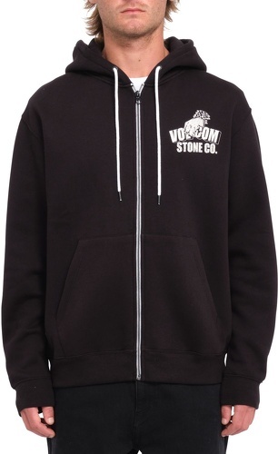 VOLCOM-Veste A Capuche Volcom Watanite Zip Black Homme-0