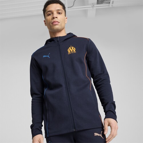 PUMA-Veste zippée à capuche Casuals Olympique de Marseille Homme-3