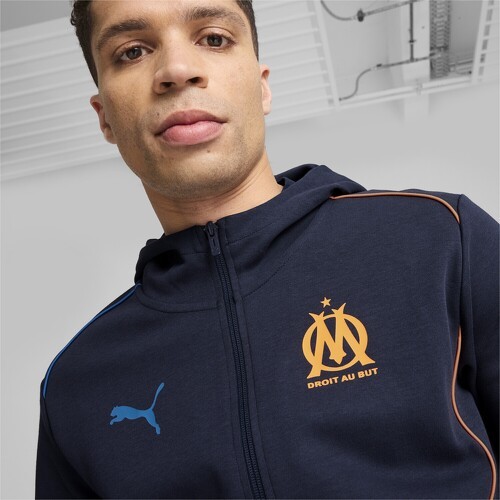 PUMA-Veste zippée à capuche Casuals Olympique de Marseille Homme-4