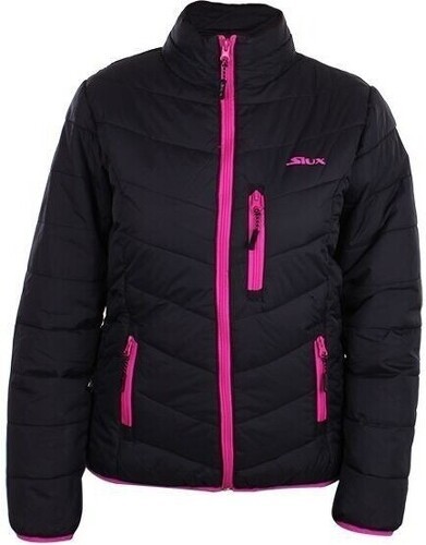 Siux-Veste Fille Siux Brienz Noir Et Fuchsia-0