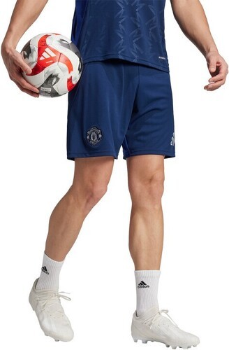 adidas-Short Manchester United Extérieur Homme 2024/25 Bleu-image-1