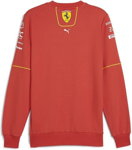 SCUDERIA FERRARI-Sweat Ferrari Scuderia Officiel Formule 1  Crew Neck Homme Rouge-0