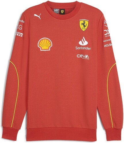 SCUDERIA FERRARI-Sweat Ferrari Scuderia Officiel Formule 1  Crew Neck Homme Rouge-1