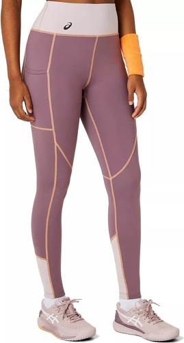 ASICS-Leggings Asics Court Femme Mauve-2