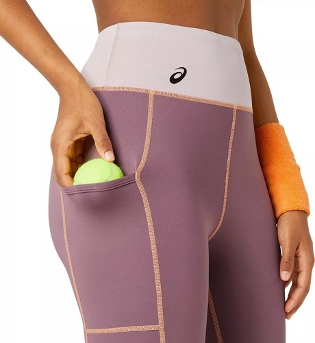 ASICS-Leggings Asics Court Femme Mauve-3