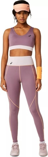 ASICS-Leggings Asics Court Femme Mauve-4