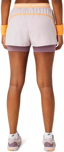 ASICS-Short Asics Match Femme Rose poudré-2