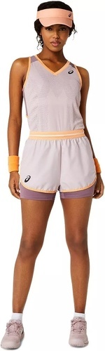 ASICS-Short Asics Match Femme Rose poudré-4