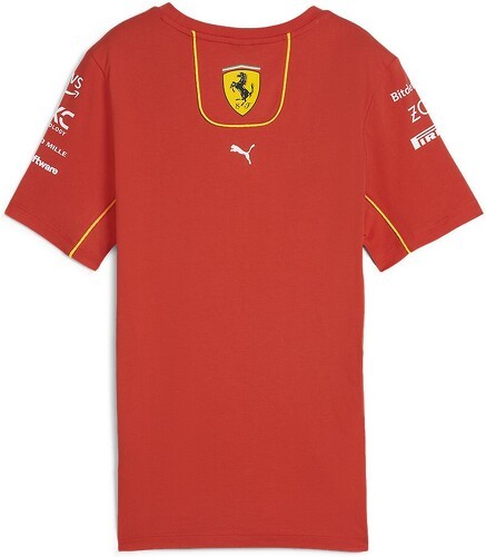 SCUDERIA FERRARI-T-shirt Femme Ferrari Scuderia Officiel Formule 1 Femme Rouge-0