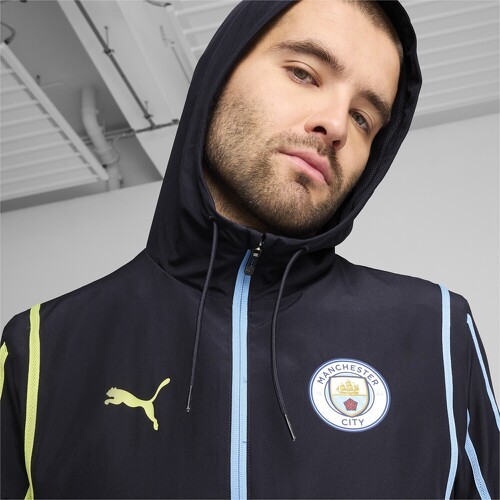 PUMA-Veste d’avant match tissée Manchester City Homme-4