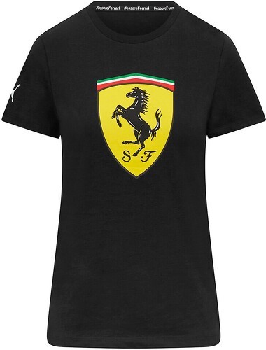 SCUDERIA FERRARI-T-shirt Ferrari Scuderia Officiel Formule 1 Femme Noir-1