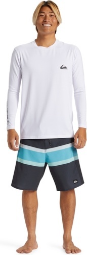 QUIKSILVER-Quiksilver Hommes Everyday Surf Long Sleeve Tee - Whit-4