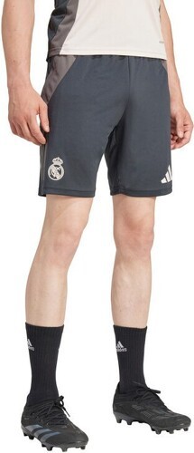 adidas-Short Real Madrid Training Tiro 24 Homme 2024/25 Gris-image-1