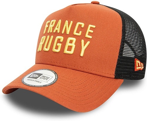 NEW ERA-Casquette New Era 9FORTY E-Frame Trucker Adulte France Rugby Couleurs Saisonnières-0