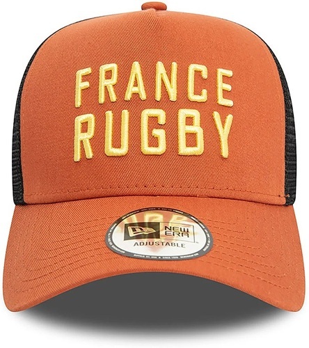 NEW ERA-Casquette New Era 9FORTY E-Frame Trucker Adulte France Rugby Couleurs Saisonnières-2