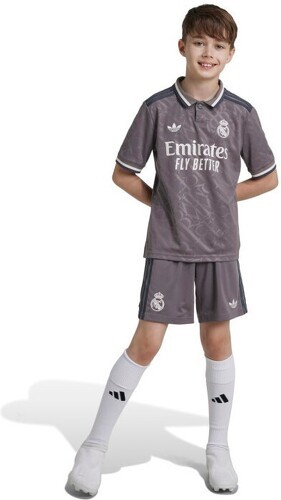 adidas-adidas Enfant Real Madrid Troisième Kit  2024-2025-4