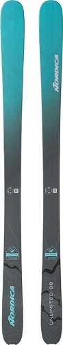 NORDICA-Skis Sans Fixations Nordica Unlimited 88 Gris Homme-image-1