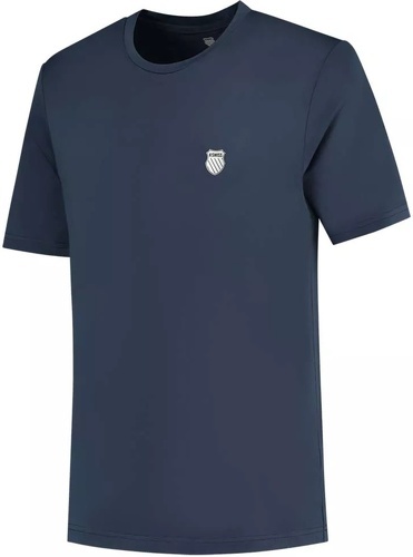 K-SWISS-T-Shirt K-Swiss Hypercourt Basic Crew Bleu marine-0