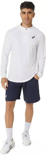 ASICS-T-Shirt Manches Longues Asics Court Manches Longues Zip-4