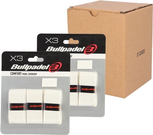 BULLPADEL-Boîte Overgrip Bullpadel Gb1200 Blanc 12pc-0