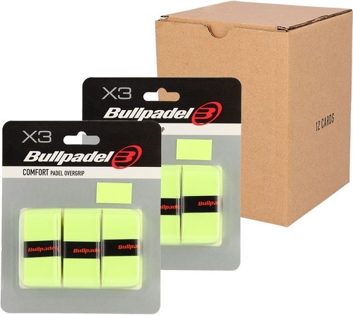 BULLPADEL-Boîte Overgrip Bullpadel Gb1200 Jaune 12pc-image-1