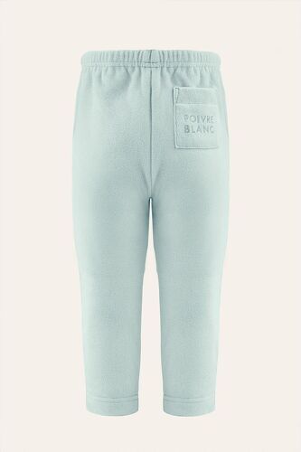 POIVRE BLANC-Pantalon Polaire Poivre Blanc Micro Fleece 1520 Aloe Blue Fille-1