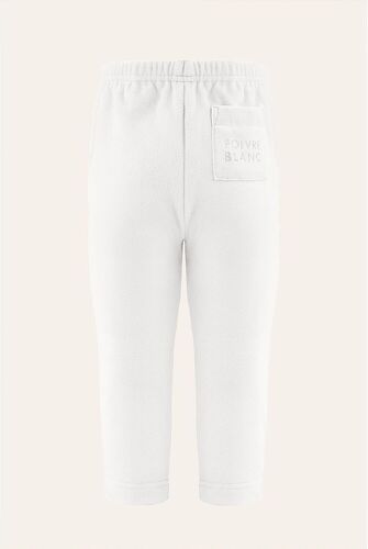 POIVRE BLANC-Pantalon Polaire Poivre Blanc Micro Fleece 1520 White Fille-1