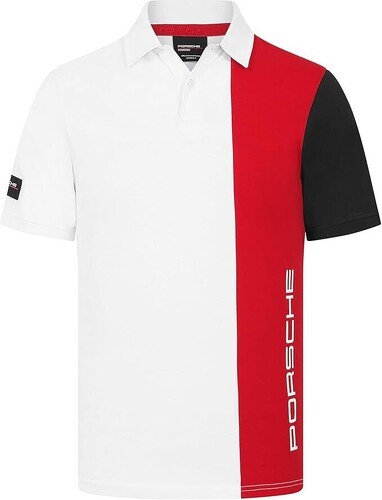 PORSCHE MOTORSPORT-Polo porsche blanc homme-1