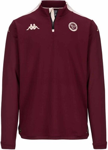 KAPPA-Sweat 1/4 Zip Bordeaux Bègles 2024/2025-image-1