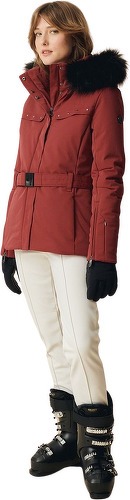 POIVRE BLANC-Veste De Ski / Snow Poivre Blanc Stretch Ski 0801 Burgundy Red Femme-0