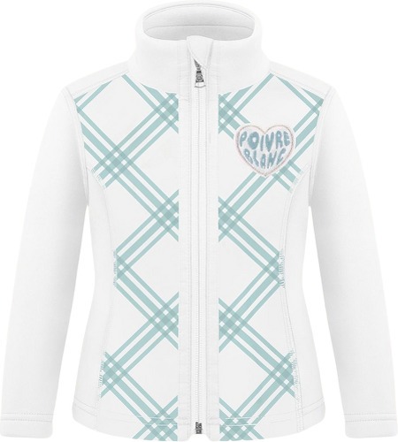 POIVRE BLANC-Veste Polaire Poivre Blanc Micro Fleece Jacket 1500 Cross Aloe Blue Fille-0