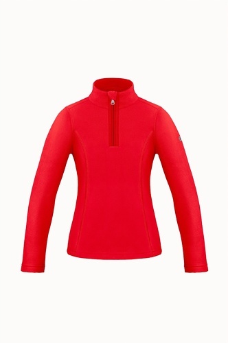 POIVRE BLANC-Veste Polaire Poivre Blanc Micro Fleece Sweater 1540 Scarlet Red Fille-0