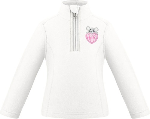 POIVRE BLANC-Veste Polaire Poivre Blanc Micro Fleece Sweater 1540 White Fille-0