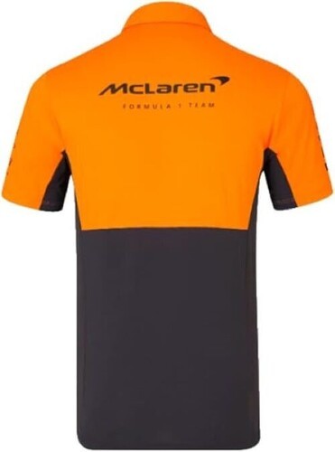 MCLAREN RACING-Polo officiel de l'équipe McLaren Officiel Formule 1 Homme Orange-0