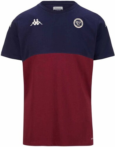 KAPPA-T-Shirt Ayba 8 UBB Union Bordeaux Bègles Officiel Rugby - Homme - Bordeaux Bleu-1