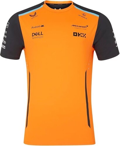 MCLAREN RACING-T-shirt officiel de l'équipe McLaren Homme Formule 1 - Papaye/Phantom-1