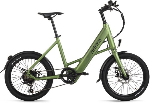 Adore-ADORE Vélo électrique compact 20" Aluminium C-200 Compact Bike Moteur dans la roue arrière 45NM / 10,4Ah vert métallisé mat-1