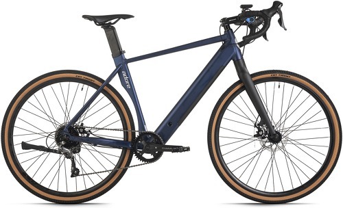 Adore-ADORE Vélo Gravel Electrique 28" Aluminium Gravel Vélo de route GTR-770 Moteur dans la roue arrière 30NM / 10Ah Bleu foncé mat-1