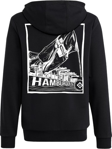 adidas-Hamburger SV Big logo Sweat à capuche-1