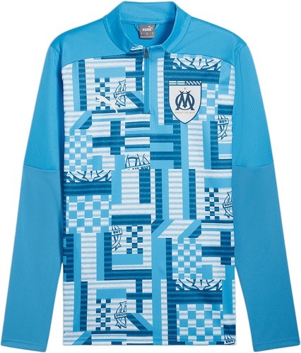 PUMA-Olympique Marseille Prematch sweatshirt 2024/2025-image-1