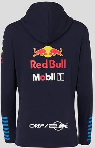 RED BULL RACING F1-Sweat à capuche zippé officiel Femme Oracle Red Bull Racing Teamline - Bleu-0