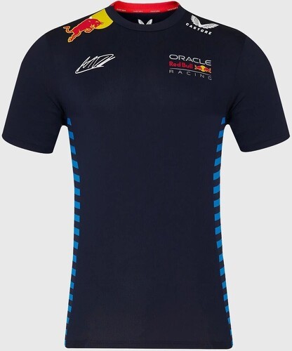 RED BULL RACING F1-T-shirt officiel Homme Oracle Red Bull Racing Teamline Max Verstappen - Bleu-1