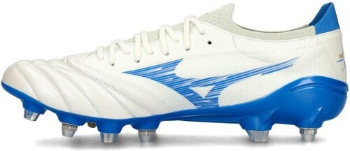 MIZUNO-Crampons Mizuno Morelia Neo IV B Elite Mix Blanc et bleu-1