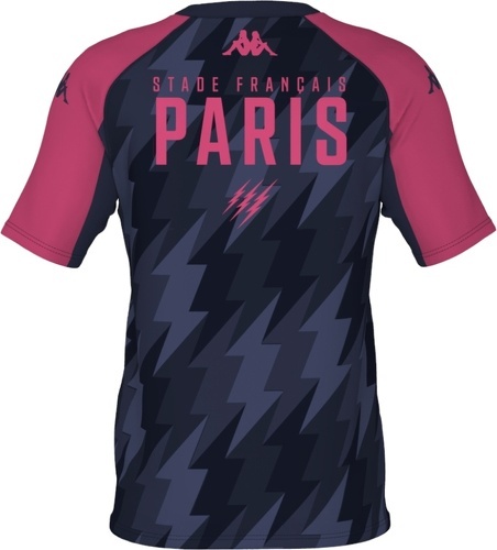 KAPPA-T-shirt d'entraînement pour enfant Telese Stade Français Marine-1